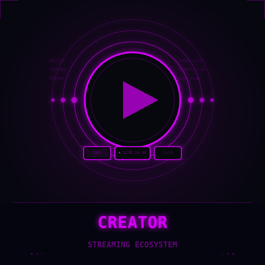 Creator and Streaming Ecosystem icon