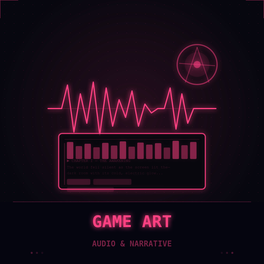 Game Art Audio and Narrative icon